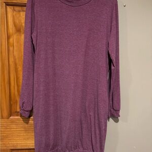 Women’s Plum Long Sleeve T-Shirt Dress
